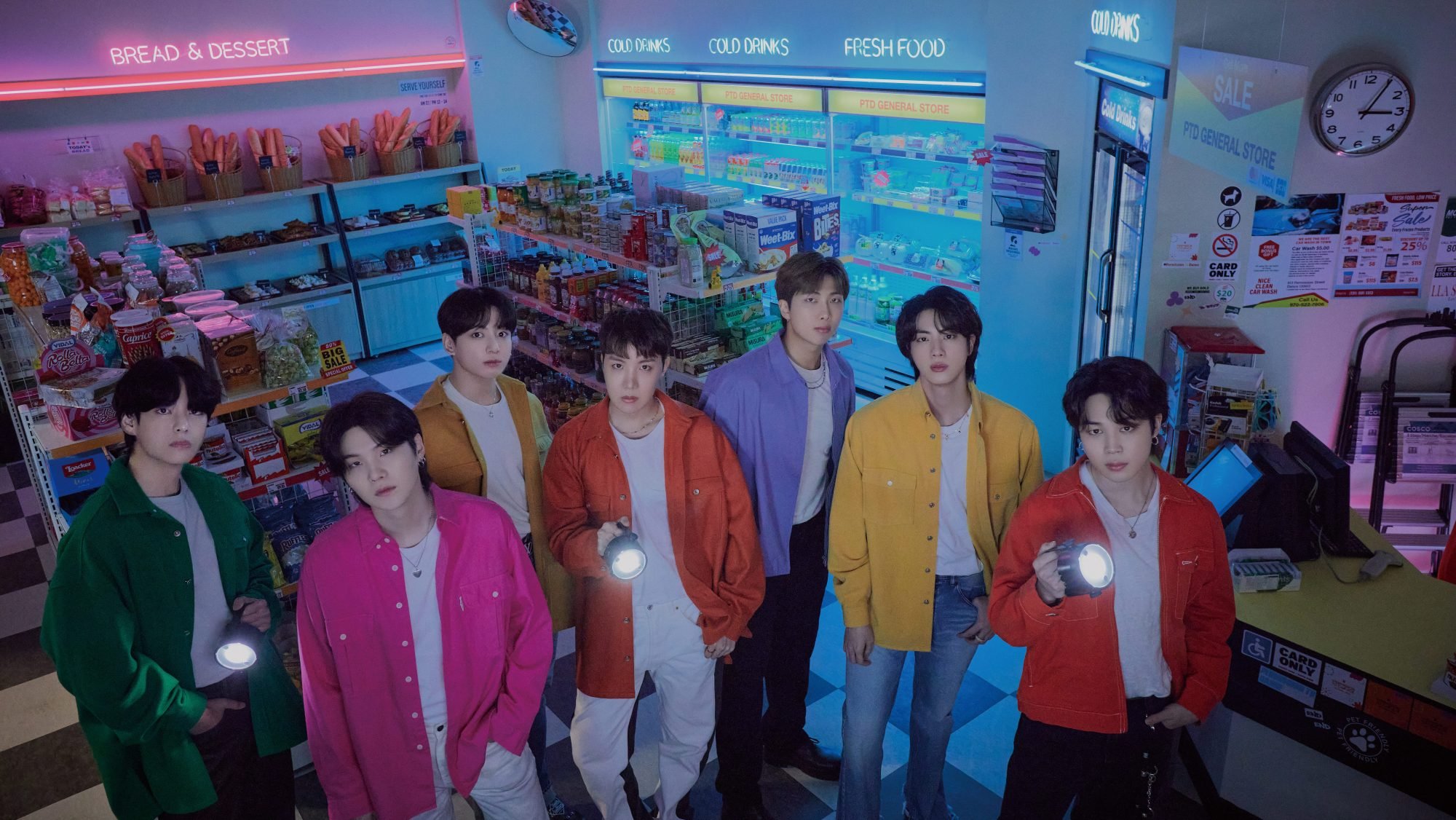 Imagem de capa para BTS Retorna com Álbum ao Vivo After Military Service