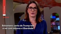 Imagem de capa para Bolsonaro responde a tarifa de Trump: 'Com anistia virá paz para a economia'