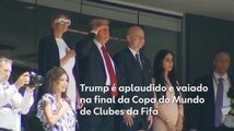 Imagem de capa para Trump assiste à final da Copa do Mundo de Clubes e é recebido com misto de aplausos e vaias