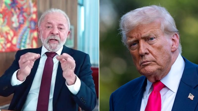 Imagem de capa para Lula chama carta de Trump de 'surpresa' e ameaça tarifar 50% no Brasil