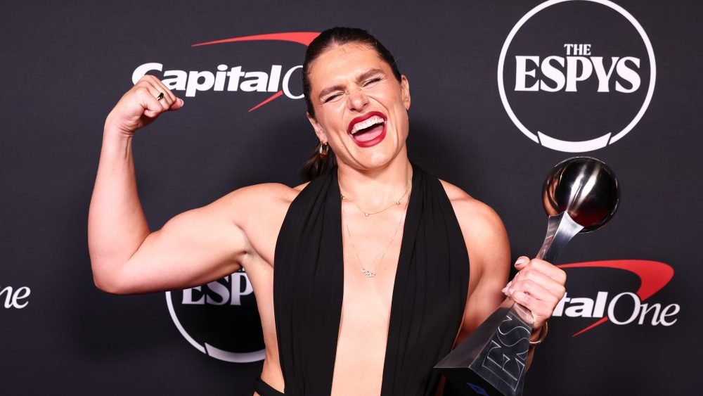 Imagem de capa para Prêmios ESPY e o prazer de celebrar os esportes femininos