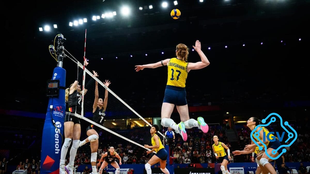 Imagem de capa para Brasil garante vice-liderança e enfrenta Alemanha nas quartas da VNL Feminina 2025