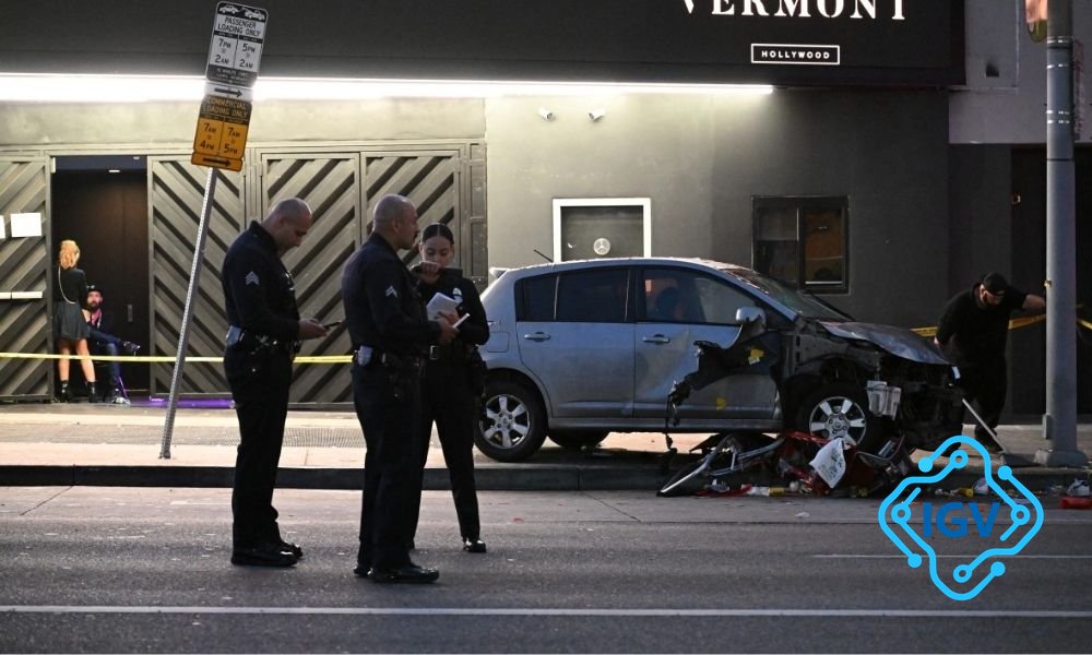 Imagem de capa para Acidente em massa em Los Angeles: Polícia prende suspeito de atropelar multidão após show