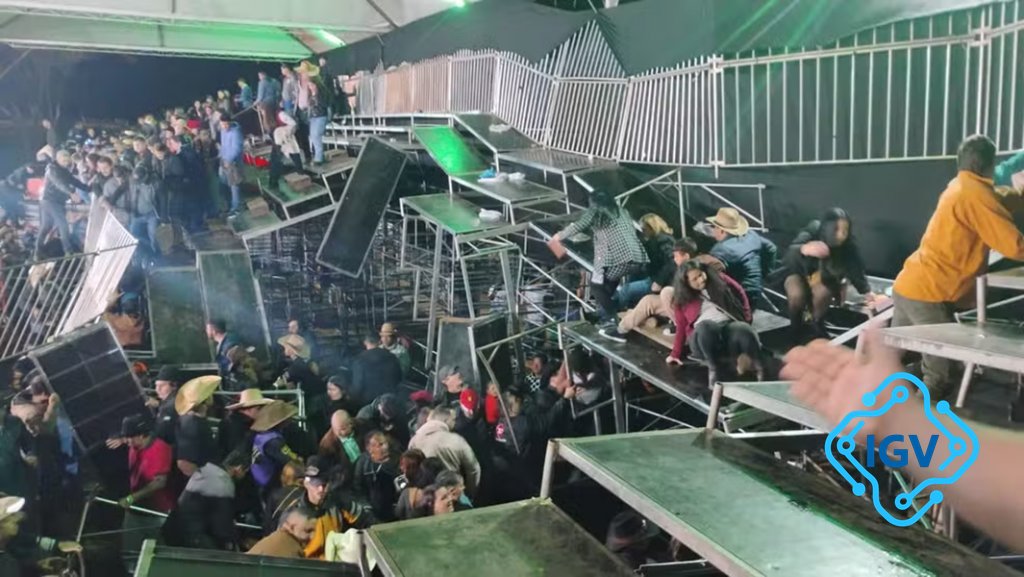 Imagem de capa para Arquibancada do Rodeio de Eldorado SP Desaba, Deixando 60 Feridos e uma em Estado Grave