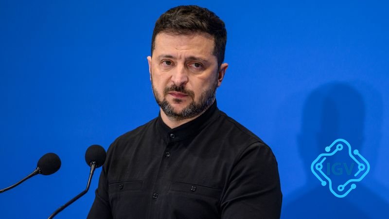 Imagem de capa para Zelensky Chama Putin Para Renovar As谈机 Discussões De Cessar-Fogo