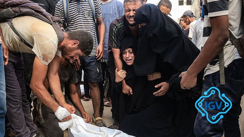 Imagem de capa para Forças israelenses atacam pessoas que buscam ajuda alimentar em Gaza, deixando 32 mortos