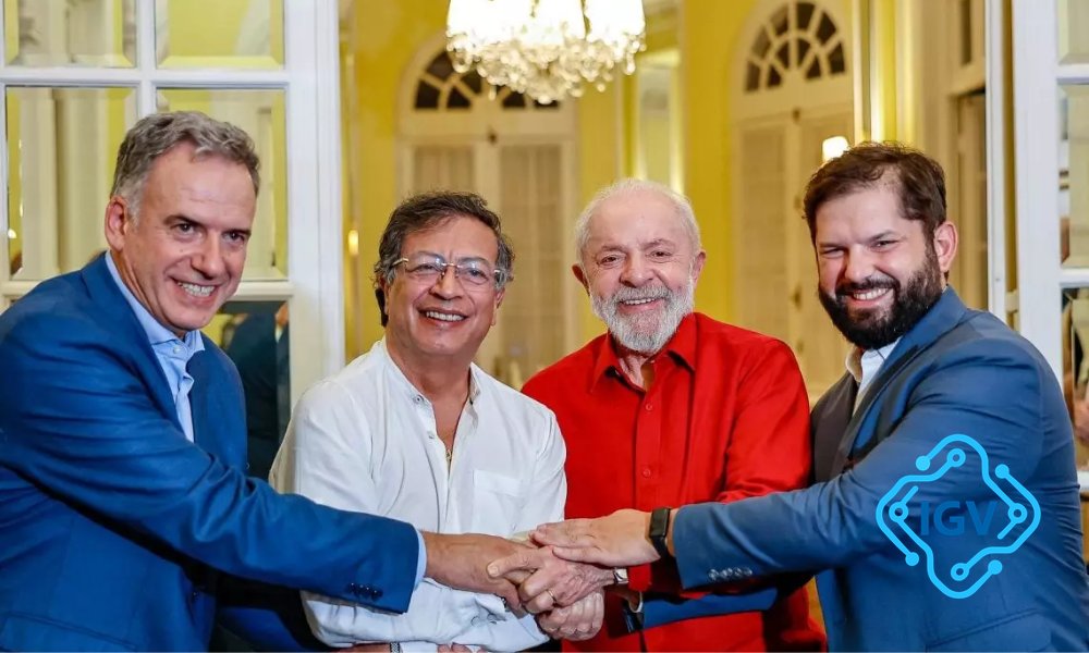 Imagem de capa para Lula e outros líderes progressistas lançam carta defendendo a democracia