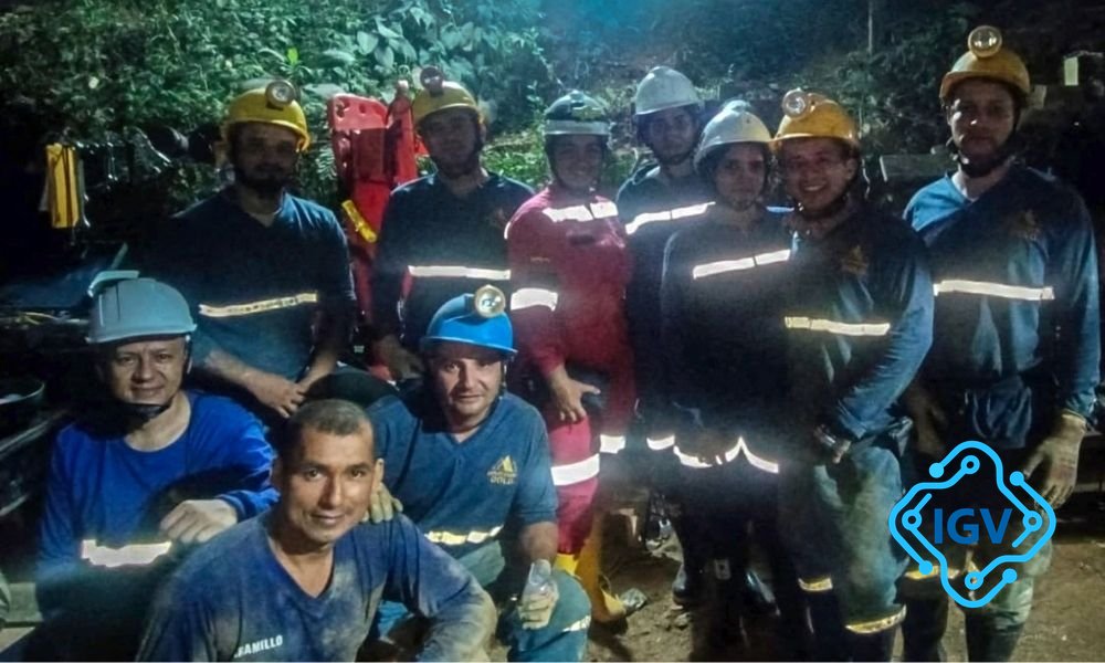Imagem de capa para <strong>Resgate bem-sucedido:</strong> 18 mineradores são salvos após desmoronamento em mina na Colômbia
