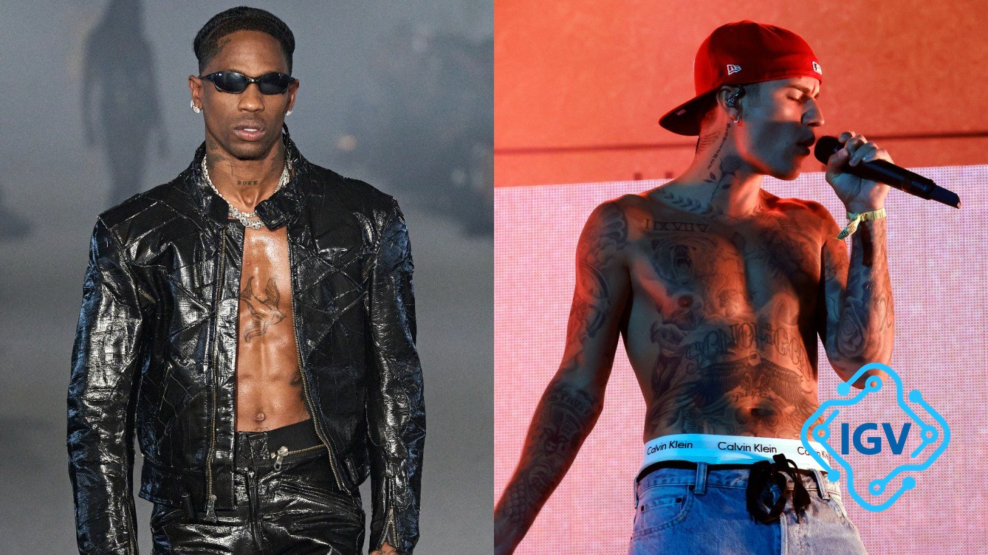 Imagem de capa para Travis Scott domina ranking dos álbuns com 'JackBoys 2', derrotando Justin Bieber