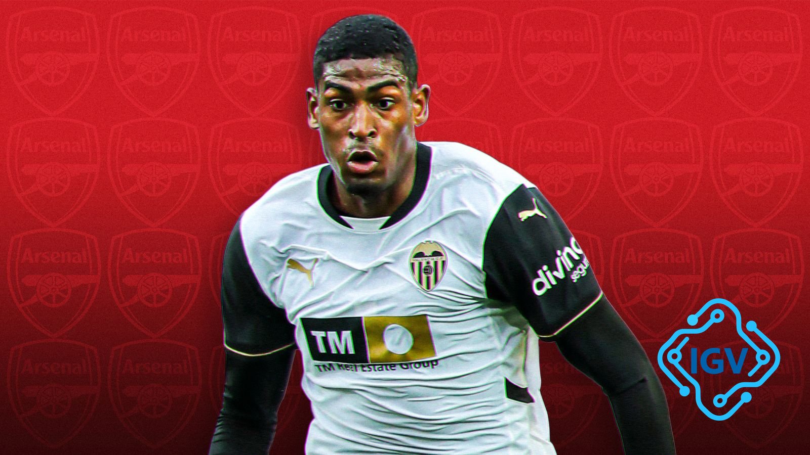 Imagem de capa para Arsenal fecha contratação de Cristhian Mosquera por £13m: Conheça o promissor zagueiro espanhol