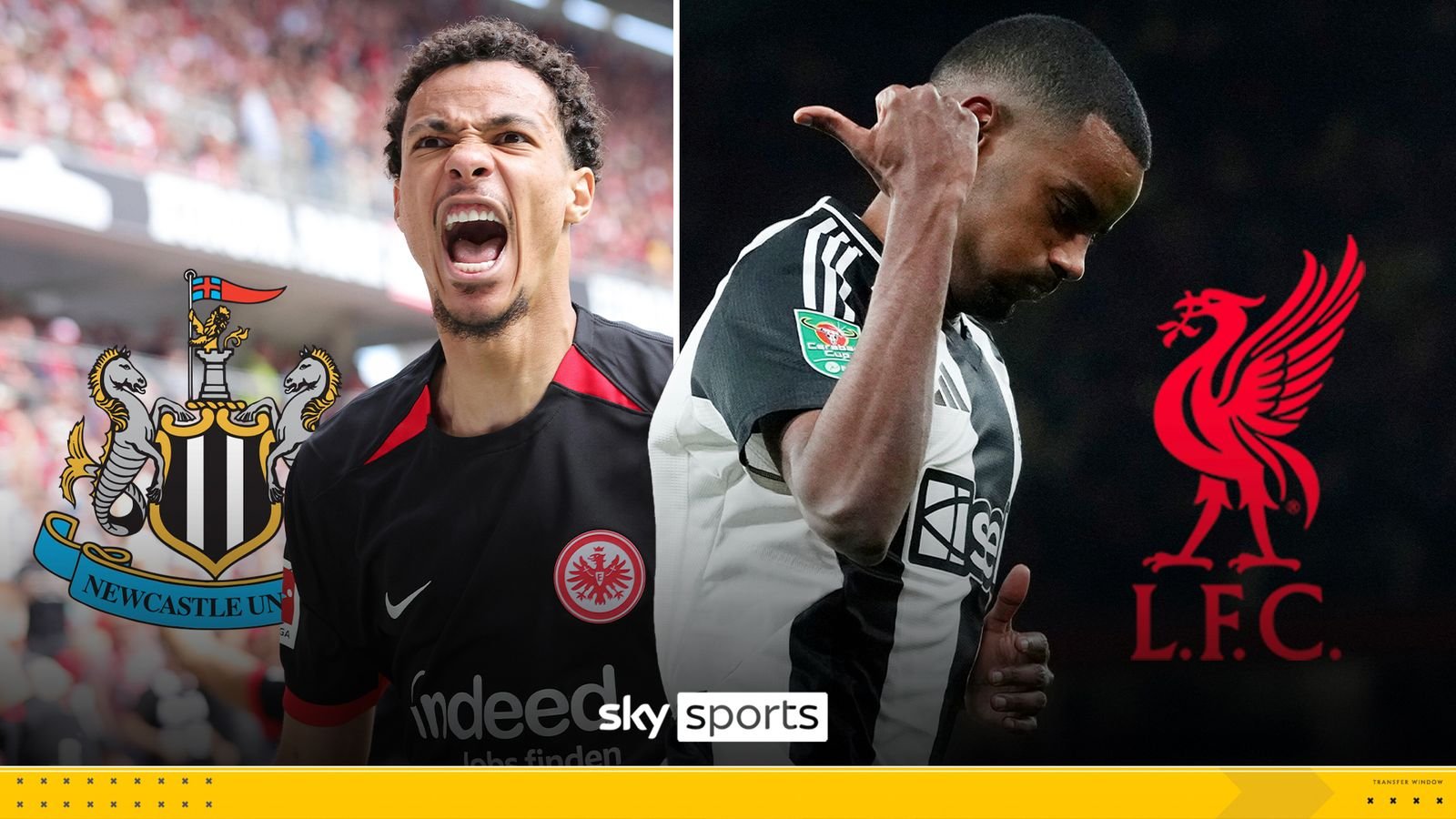 Imagem de capa para Liverpool e Newcastle se envolvem em guerra por Isak e Ekitike: quem leva a melhor?