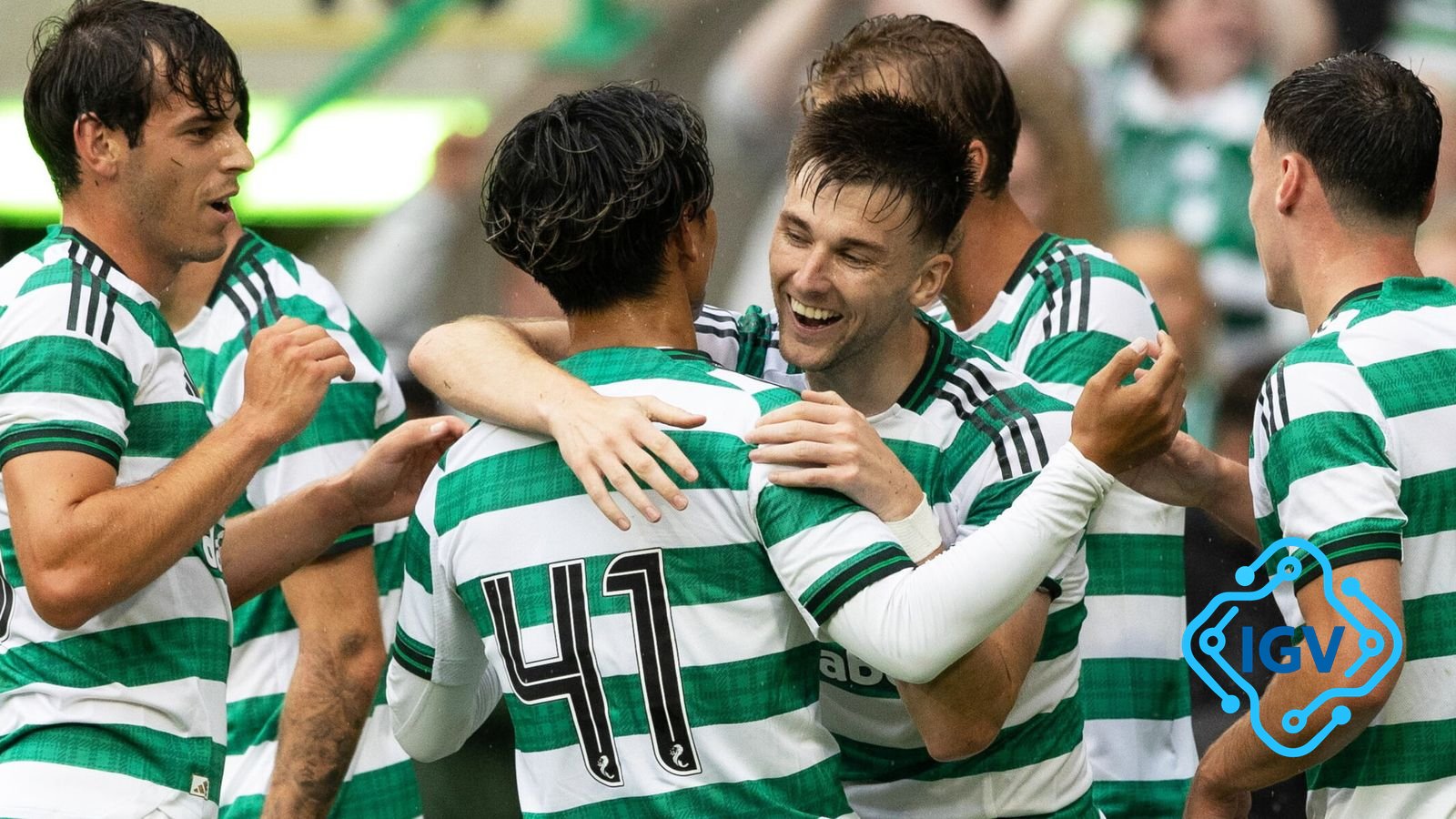 Imagem de capa para Celtic Arrasam Newcastle por 4 a 0 em Debut de Kieran Tierney