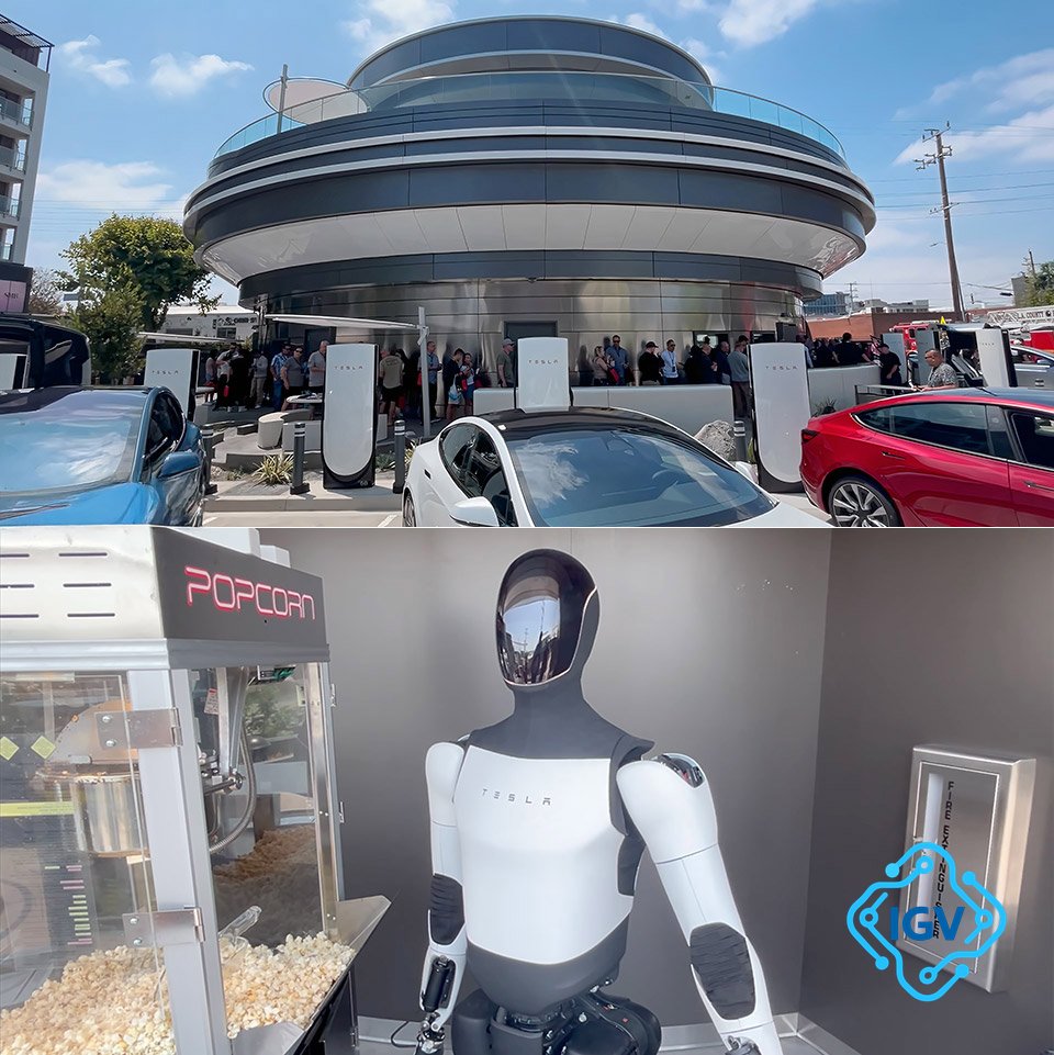 Imagem de capa para Tesla abre o primeiro Diner e Drive-In com tecnologia do futuro em Hollywood